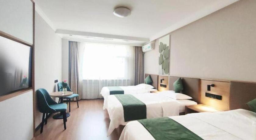 GreenTree Inn Beijing Daxing Xingye Street Liyuan Business Hotel Buitenkant foto